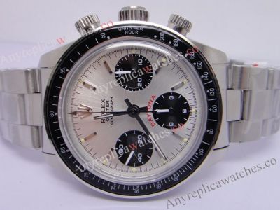 New Upgrade Replica Rolex Daytona Paul Newman 7750 Silver Chronograph Watch